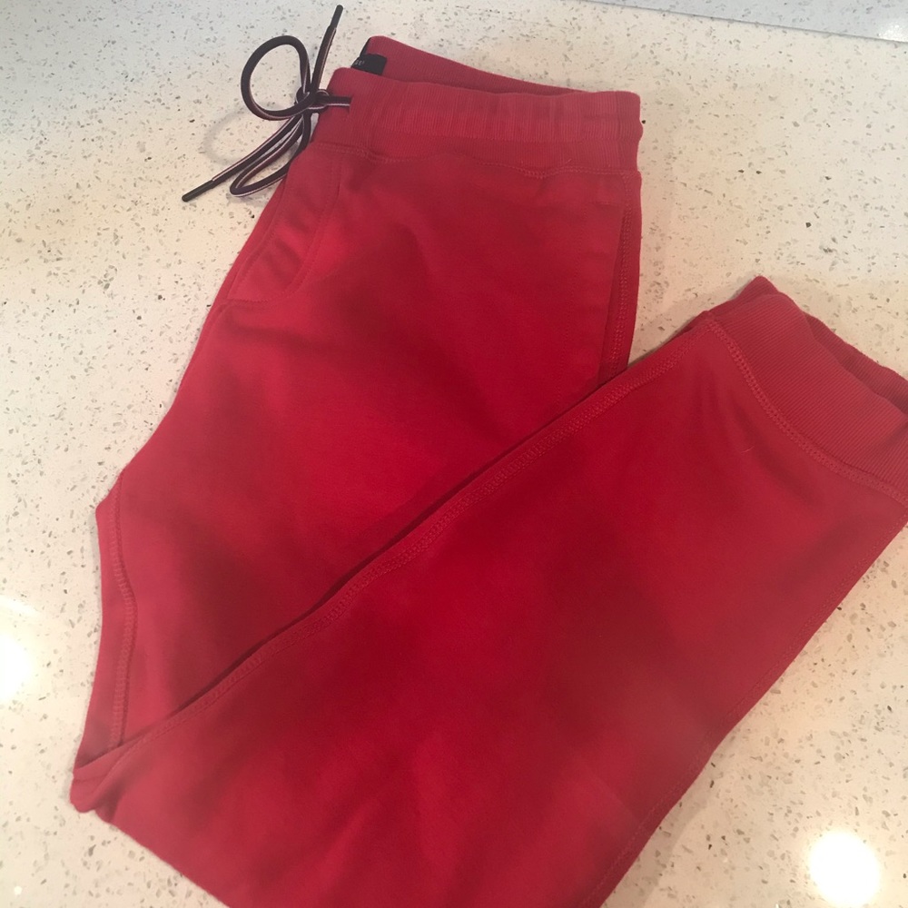 Tommy Hilfiger Red Thermal Sweatpants